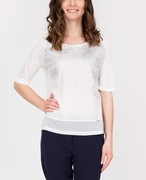 QUIOSQUE BLUZKA ZE SREBRNYM POŁYSKIEM rozm. 38 / M (A046)