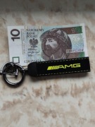 Breloczek Brelok do kluczy Mercedes Benz AMG smycz smyczka Czarny Żółta