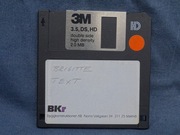 Dyskietka 3M 3,5" 2HD 1,44 MB używana kolor czarny
