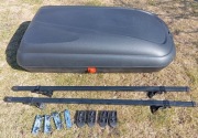 Bagażnik dachowy BOX na dach 320 L / 132x78x34 z bagażnikiem dachowym