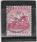 ANGLIA KOLONIE BARBADOS ONE PENNY