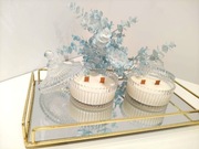 Świeca sojowa w krysztale