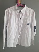 Biała koszula chłopięca, R.134/140