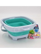 Wiadro składane silikonowe niebieskie zabawka