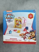 Sorter kostka drewniana Psi Patrol 18m+