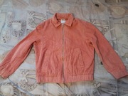 Zara kurtka sztruksowa pudrowy róż rozm.L