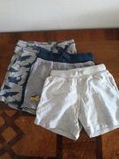 Krótkie spodenki dresowe 110-116 H&M, Sinsay, Sezamee Streer