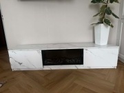 Szafka z imitacją kominka długa Nowa Białystok rtv
