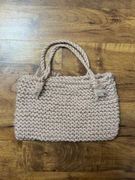 Torebka pleciona torebeczka torba do ręki knit bag