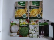 Nasiona różne: fasola dynia oberżyna brokuł rzepa