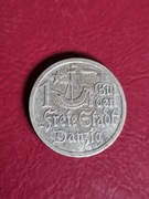 Polska, 1 Gulden 1923, Wolne Miasto Gdańsk WMG 