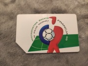 Karta telefoniczna Mundial Francja 98' 