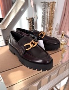 Mango mokasyny półbuty pantofle loafersy brązowe bordowe Zara platforma