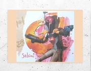 star wars plakat Sabine, gwiezdne wojny plakat  A4, fajny plakat rebelianci