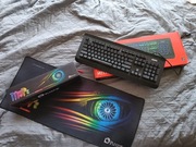 Klawiatura mechaniczna volcano hammer 2 RGB i podkładka 30cm-70cm 