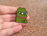 Wpinka przypinka metalowa pin broszka Pin Smutna Żaba Pepe the frog memy