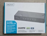 Splitter HDMI 4K UHD 3D, 4-portowy DIGITUS DS-47304