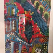 Obraz, gwasz, oryginał O.Priduvalova UA 