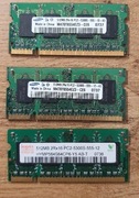 DDR2 512Mb 3 sztuki