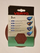 Papier ścierny K40 okrągły do Szlifierki 5sztuk 125mm krążki ścierne