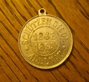 SCHUTZENGILDE ADELNAU 1868-1893 Bractwo strzeleckie kurkowe Odolanów 25 lat