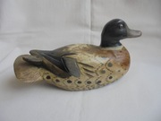 Kaczka,drewno,ręcznie malowana,XX w.