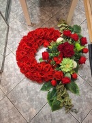 Stroik/ wiązanka,  wianek wiosenny, komplet na cmentarz