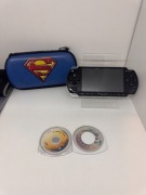 Konsola – Sony PSP-2004 (Czarna) + Ładowarka, Etui i Gra