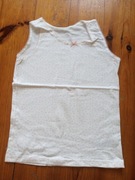 podkoszulka dziewczęca Next 128/134  biała w kropki