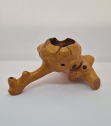 Drewniany świecznik na podgrzewacz