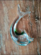 Rybka zielona vintage PRL