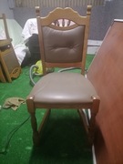 Krzesło drewniane z lat 60 2 sztuki 