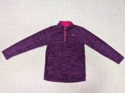 Fioletowa zasuwana bluza polarowa Quechua Decathlon 134 - 140 jak nowa