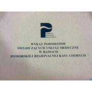 Wykaz Podmiotów Świadczących Usługi Medyczne Pomorska Kasa Chorych