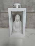 Znicz z Matką Boską podświetlaną/ Latarnia z Matką Boską 