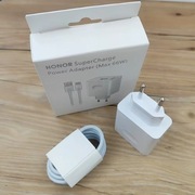 Szybka Ładowarka Sieciowa Honor huawei USB 66W + KABEL USB-C 1M TYP C