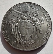 WATYKAN 2 Lire 1941 Pius XII okołoMENNICZA