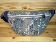 nerka z niebieskiego nubuku i skrawka WovenWings