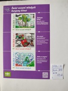 Blok 319** ( 4866-4868** 4866-68** ) Świat oczami młodych - 2018 r. 