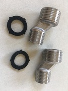 Krzywki do baterii 1/2 x 3/4 mimośród komplet 2szt