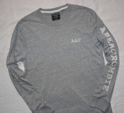 Bluzka longsleeve z napisami ABERCROMBIE & FITCH r.  M