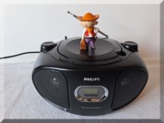 PHILIPS AZ302 - Radio, CD-Audio, MP3 b.ładny stan na działeczkę przy grilu.