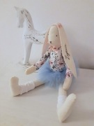 Królik tilda z imieniem 47 cm pokój dziecka 