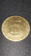 Moneta 5 zł PRL 1986