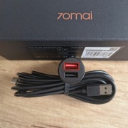 70MAI ŁADOWARKA SAMOCHODOWA 2x USB 3,4A CZARNA