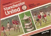Program Manchester United - Norwich City 1977.11.19
