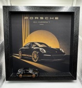 Porsche 911 Carrera RS 1973 1:64 – Ramka 3D | Prezent dla fana Porsche