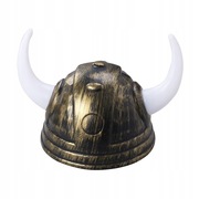 Czapka z rogami bawoła Wół Czapka wikinga Halloween