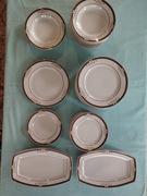 Zestaw talerzy obiadowych Ćmielów Hera Pułaski+ gratis 2 półmiski 