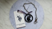 U.S Polo Assn brelok - przywieszka metal na łańcuszku. Nowa